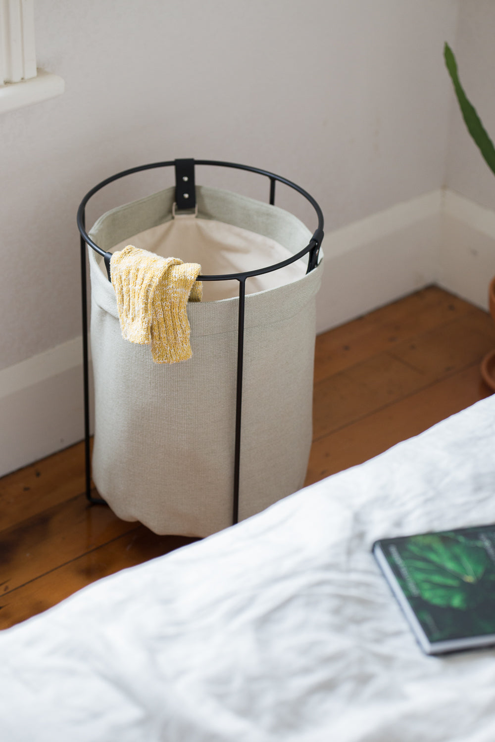 New Zealand Wool Laundry Basket — Sage