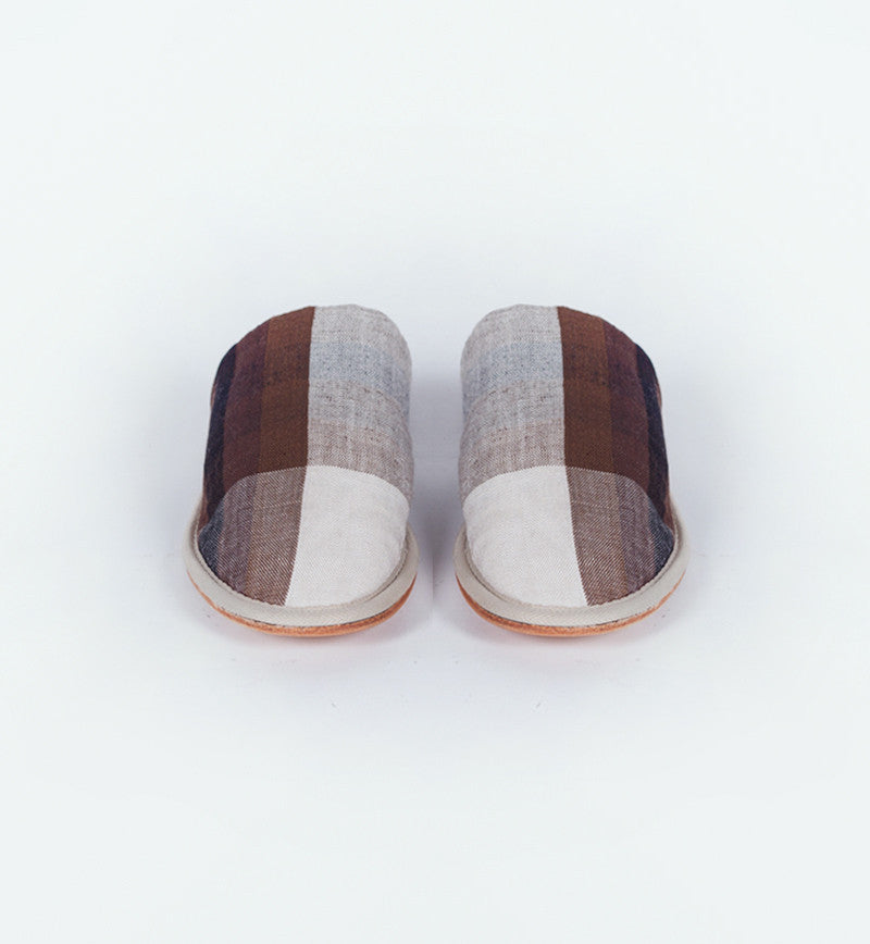 Plaid house shoes discount