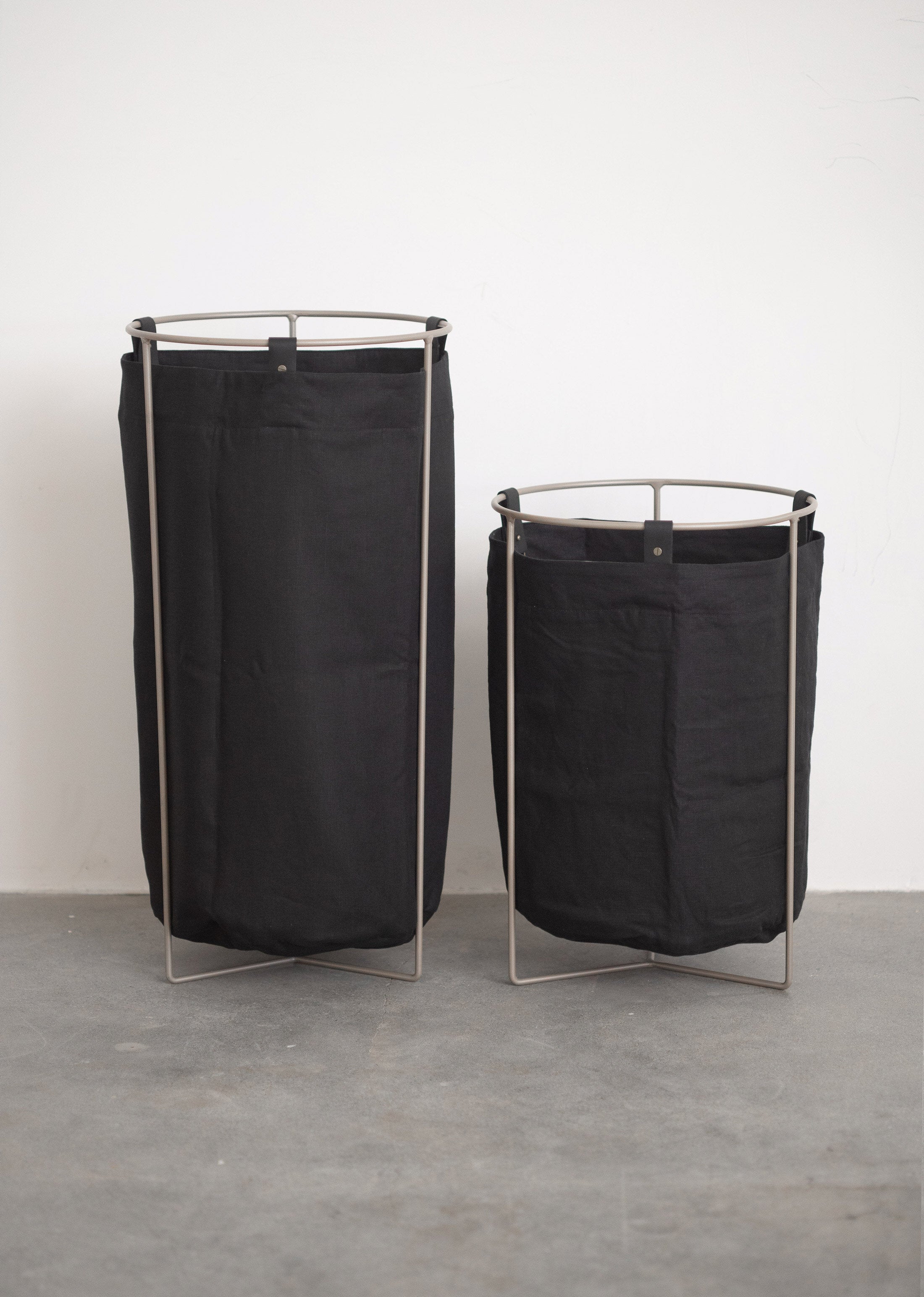 Black Linen Laundry Basket – Mavis and Osborn