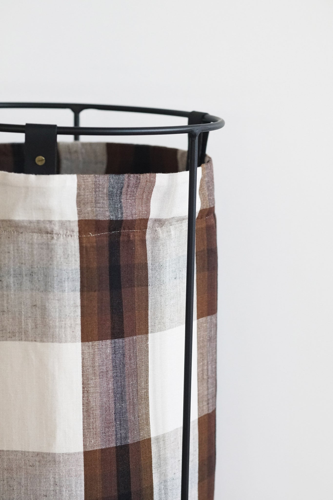 Laundry Basket — Chestnut Plaid