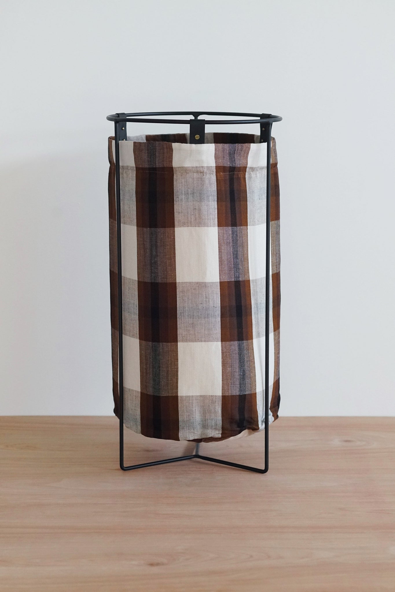 Laundry Basket — Chestnut Plaid